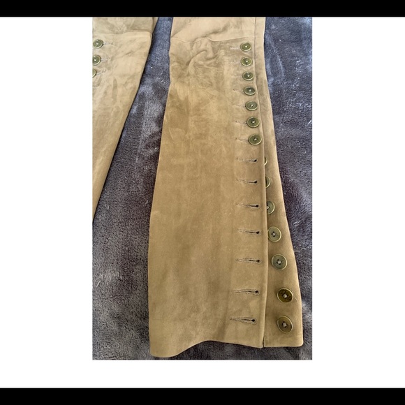 Ralph Lauren Collection (Purple Label) Suede pants - Picture 2 of 4